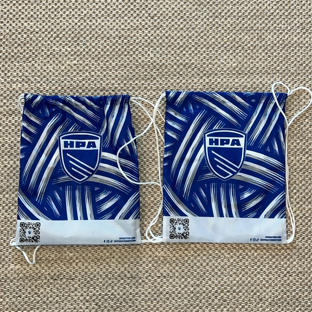 HPA set of two soccer bags